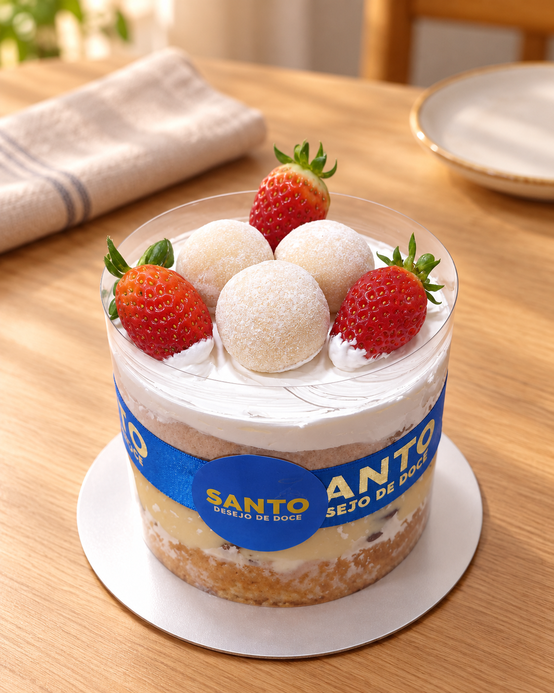 Bento Cake Naked padrão apresentado sozinho