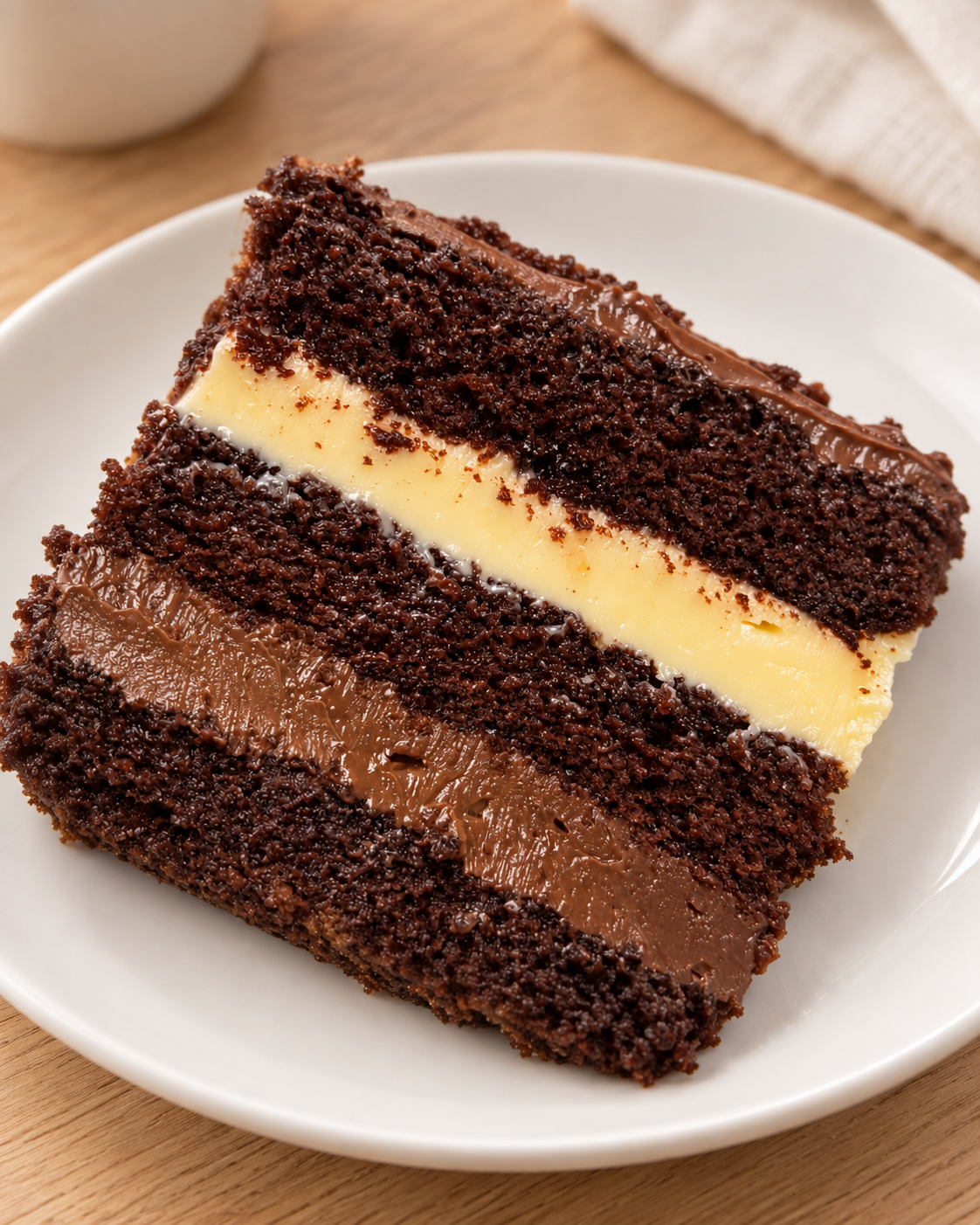 Corte real do Bento Cake
